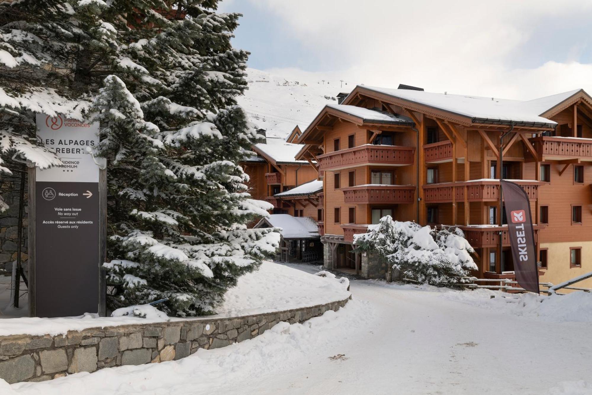 Les Menuires Residence Pierre & Vacances Premium Les Alpages De Reberty מראה חיצוני תמונה
