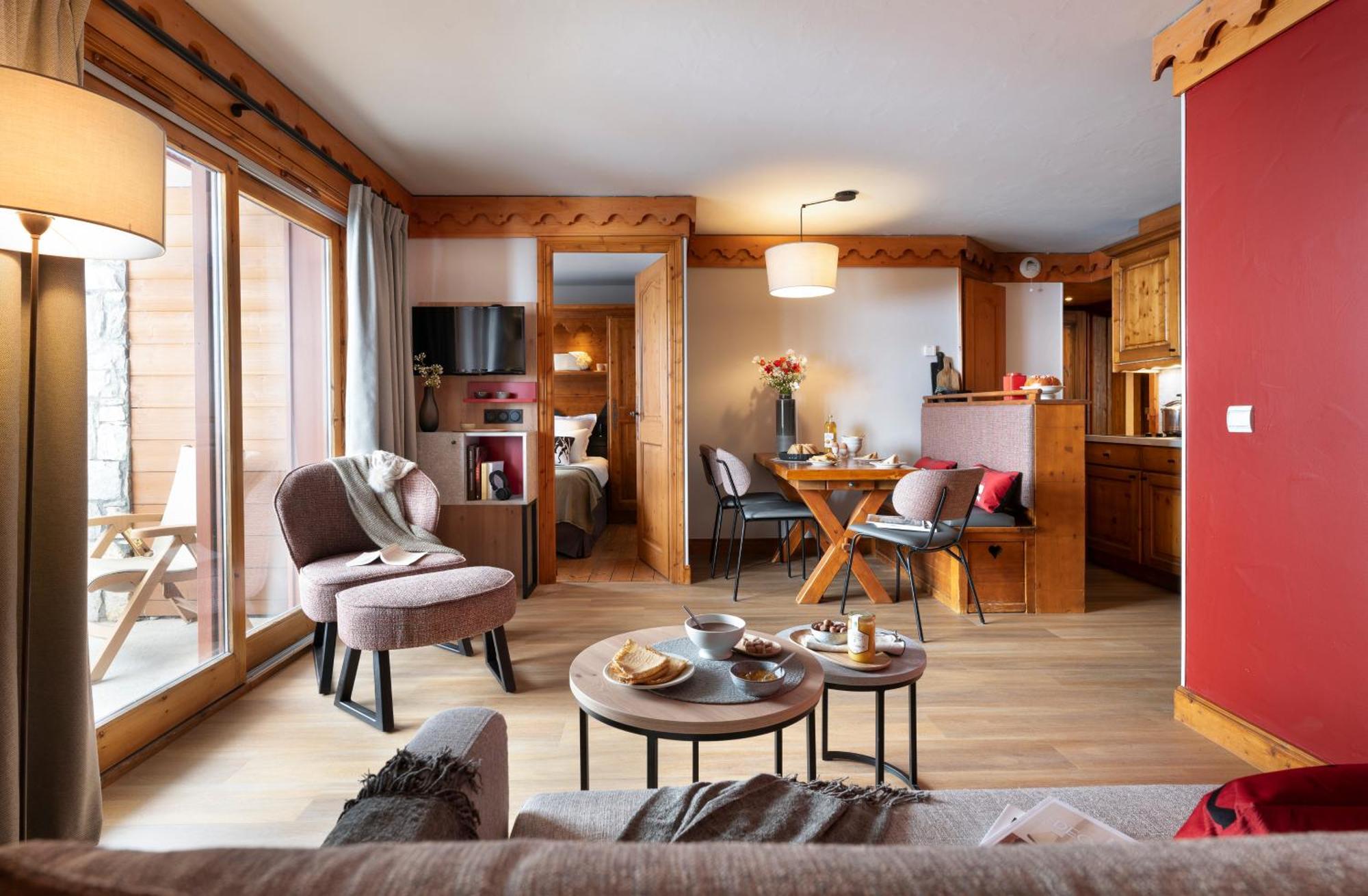 Les Menuires Residence Pierre & Vacances Premium Les Alpages De Reberty מראה חיצוני תמונה